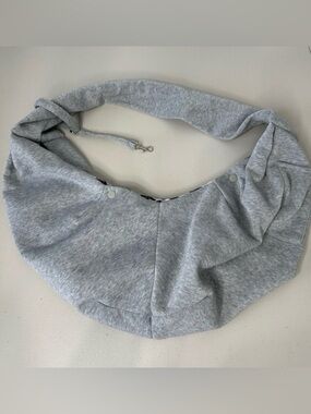 Tomkas Grey Dog Sling Dog Carrier Size M Comfortable Puppy Lined Plaid